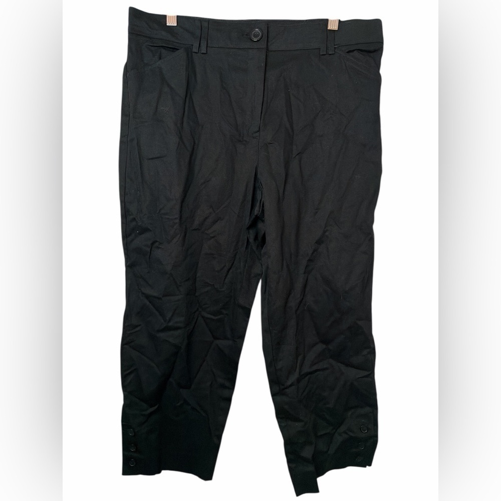 Counterparts No Gap Waist Cropped Black Pants NWT
